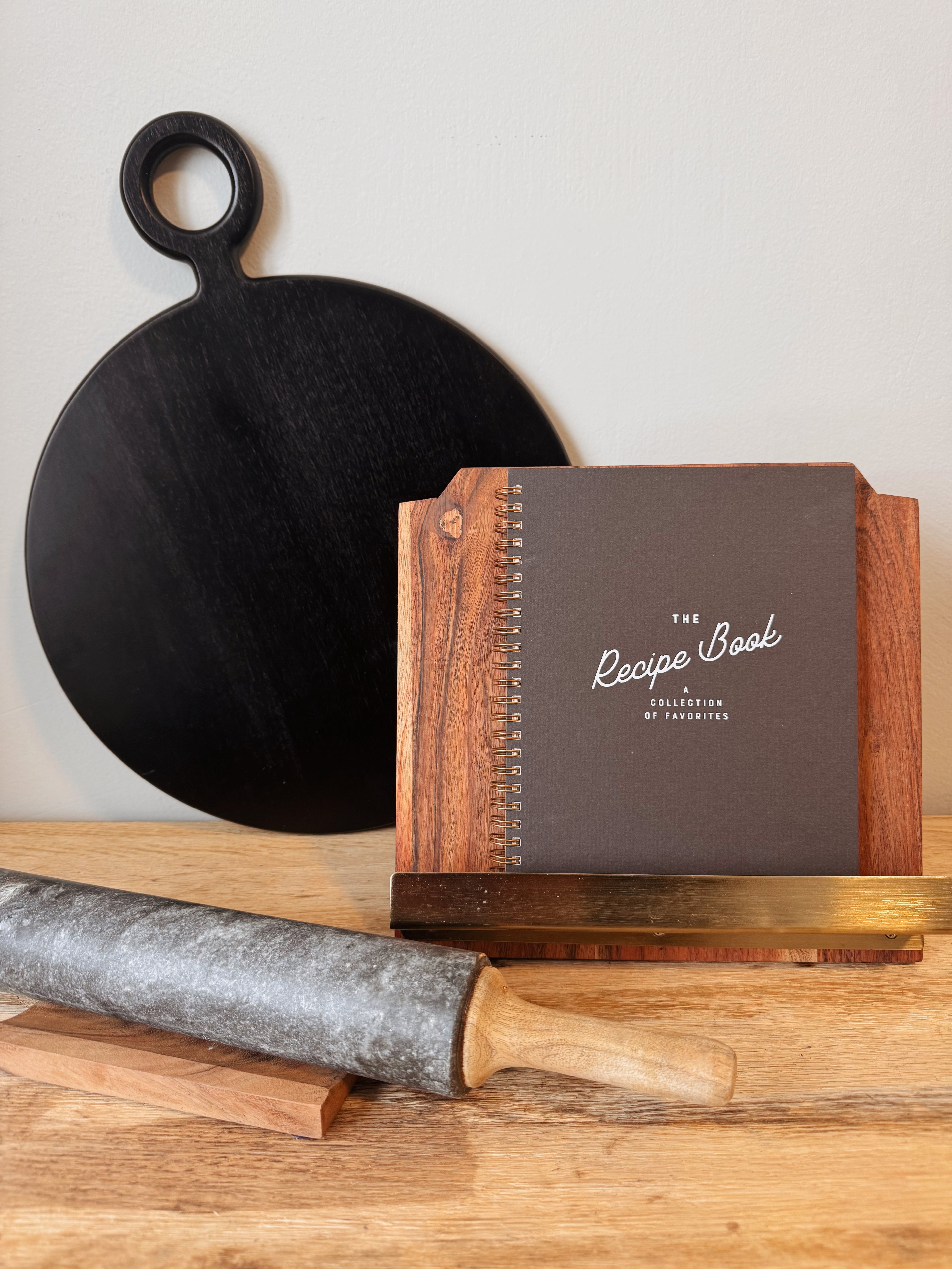 Retro Recipe Book: Peppercorn Cover | White Ink