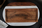 Wood Rectangle Tray, Merry Christmas