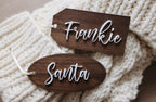 Custom Engraved Stocking Tag