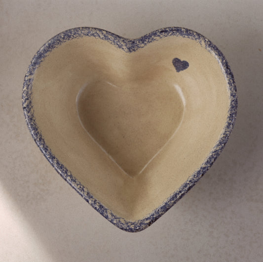 Lori's Hand Crafted Heart Serving Bowl