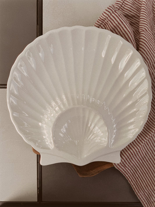 Ceramic Shell Serving Platter