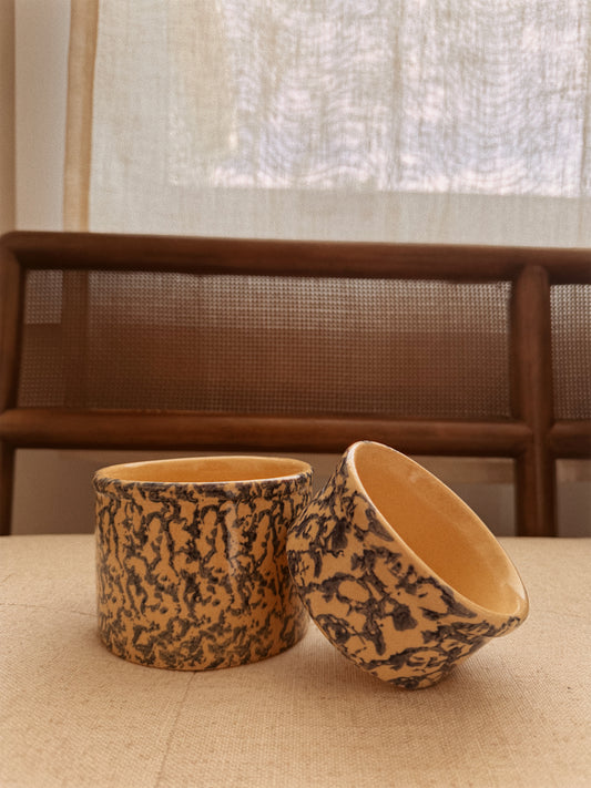 Vintage Roseville Trinket Bowl Blue 3''