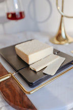 Wire Cheese Slicer, Black Wood